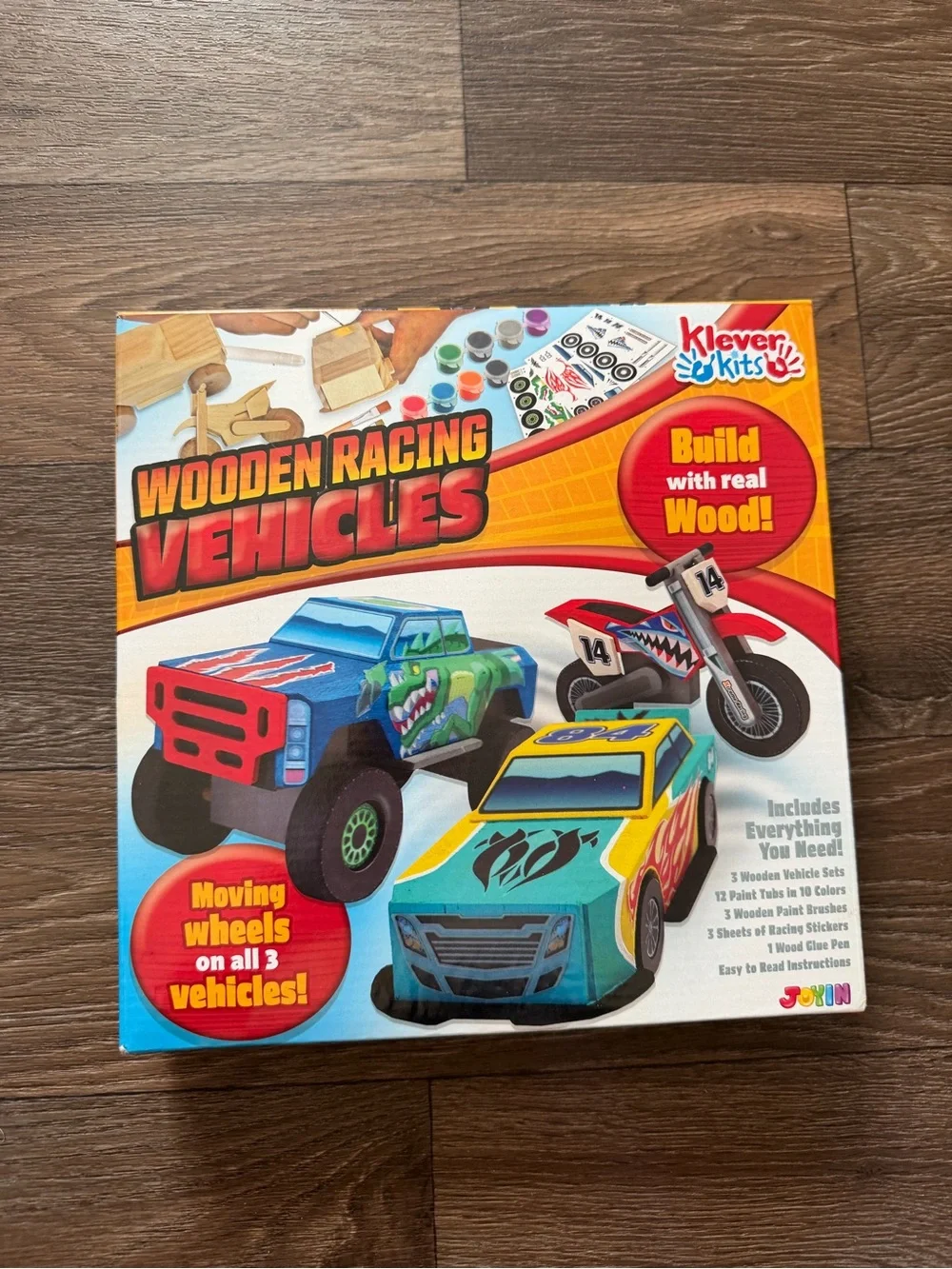 Wooden Racing Vehicles Building Kit